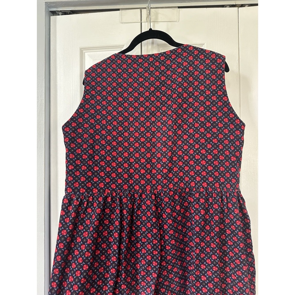 VTG 90s Laura Ashley jumpsuit 100% Cotton Relaxed Fit Cottagecore XL READ - Picture 13 of 13
